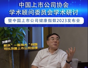 刘纪鹏专访视频｜解决“一股独大”问题可以改善上市公司治理