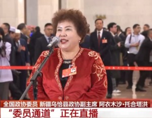 全国政协委员阿衣木沙·托合塔洪：快递站点已覆盖新疆乌恰县每个村落