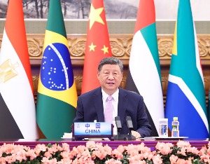习近平出席金砖国家领导人线上峰会并发表重要讲话