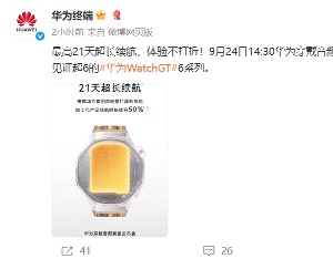 华为新款手表搭载高硅叠片异形电池，续航突破21天
