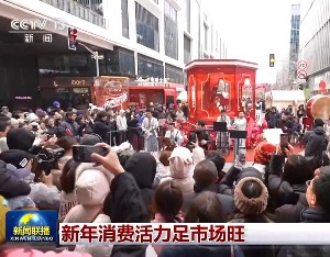 新年消费活力足市场旺