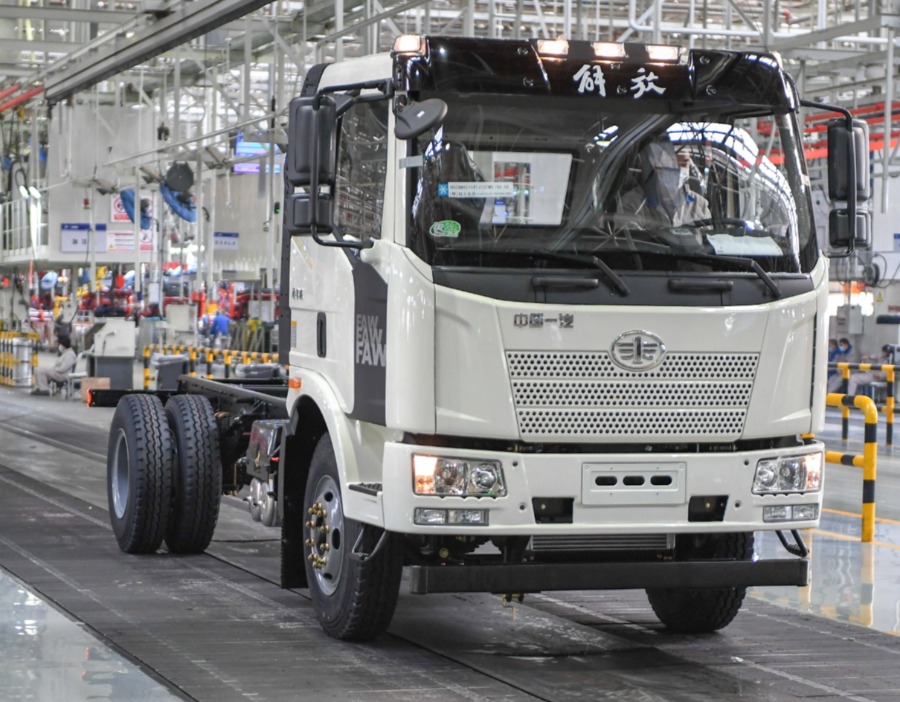 一汽解放：解放动力预计1季度机组用发动机销量较去年同期增加超30%