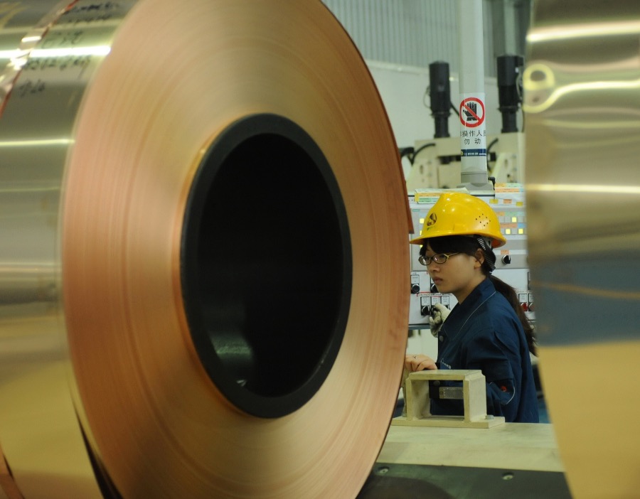 华源证券：国内库存持续去化，铜价回升