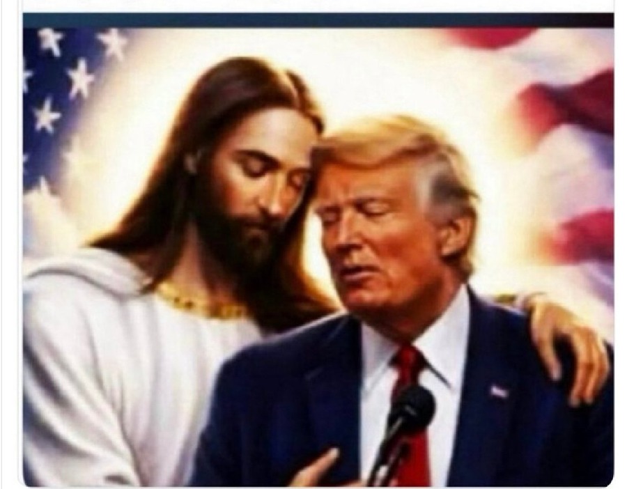 刚删完“自比耶稣”又发“神拥抱”！特朗普硬刚教皇：上帝在打“特朗普牌”