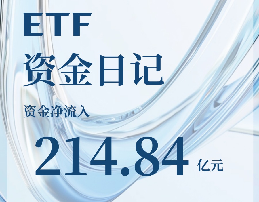 ETF资金日记｜214.84亿元资金回流