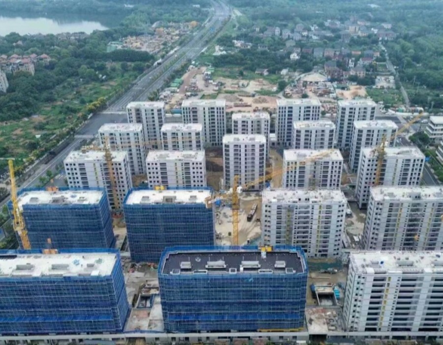 余杭区首个配售型保障房主体结构验收完毕