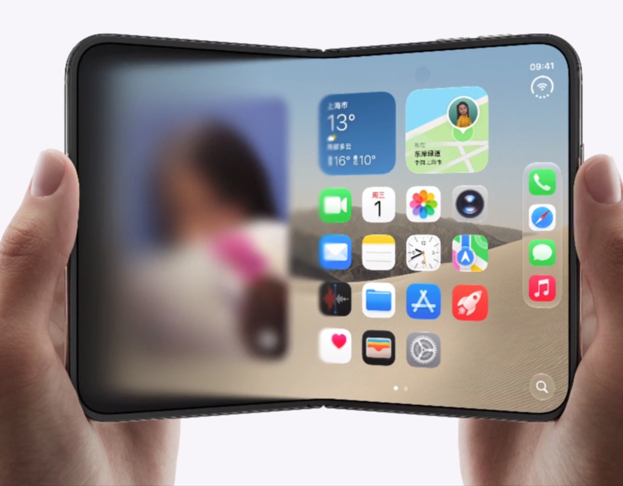 苹果折叠iPhone Duo首日曝内屏开裂